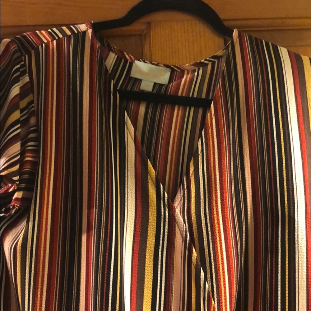 Veronica M shirt striped - great for fall!